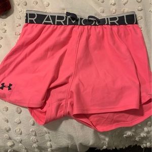 Hot Pink UA Shorts Youth L